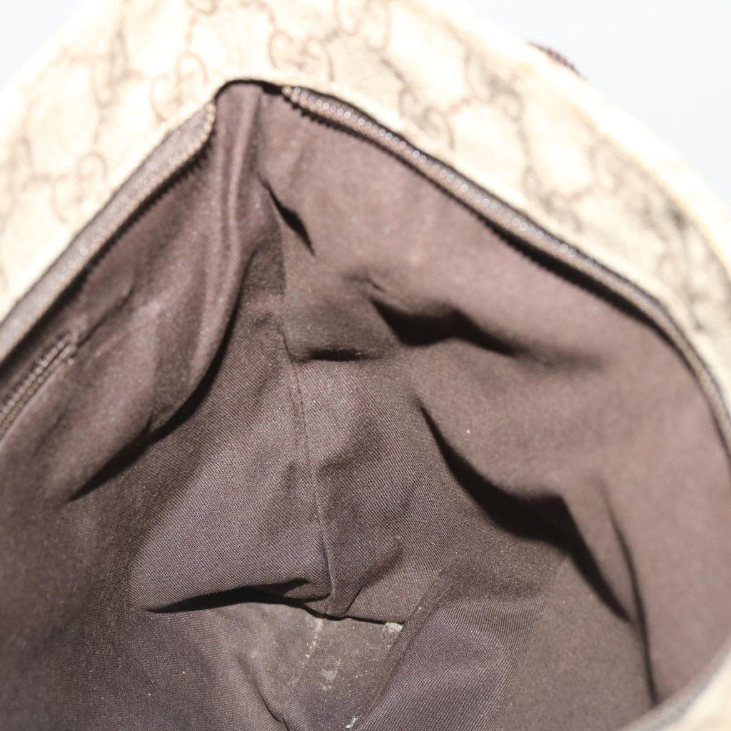 GUCCI GG Canvas Shoulder Bag Beige 141626467891 tb395
