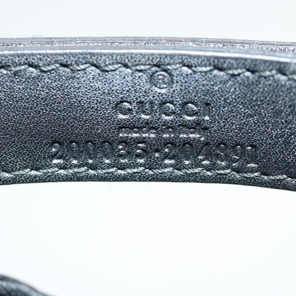 GUCCI GG Canvas Web Sherry Line Cap L Black Red Green 200035 tb476