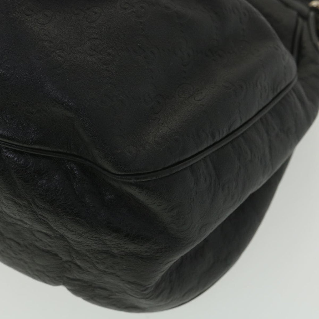 GUCCI Guccissima Shoulder Bag Black 232955 tb522