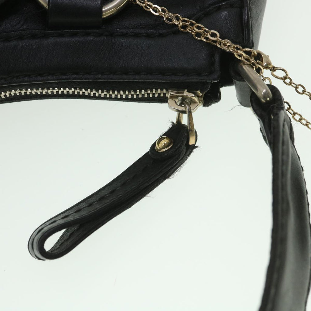 GUCCI Guccissima Shoulder Bag Black 232955 tb522