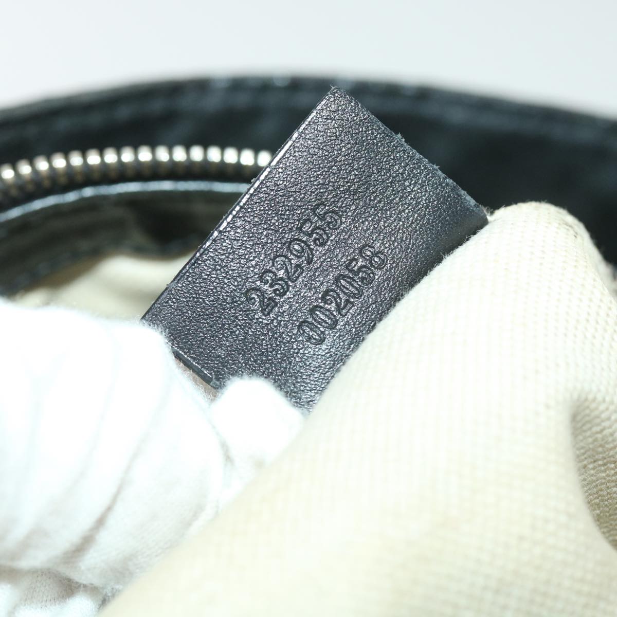 GUCCI Guccissima Shoulder Bag Black 232955 tb522