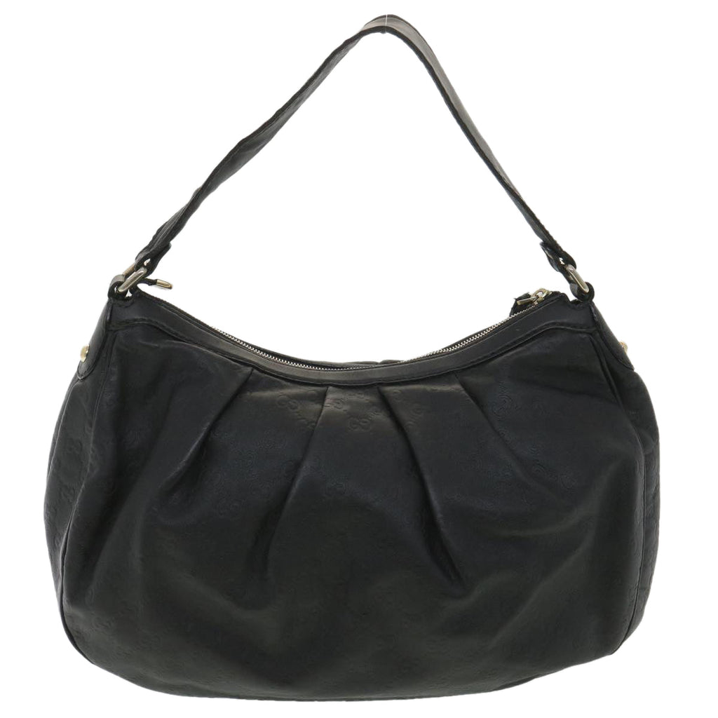 GUCCI Guccissima Shoulder Bag Black 232955 tb522