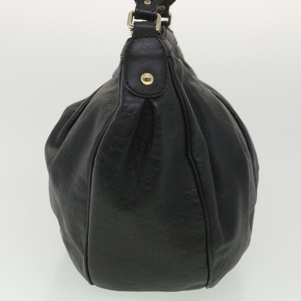 GUCCI Guccissima Shoulder Bag Black 232955 tb522