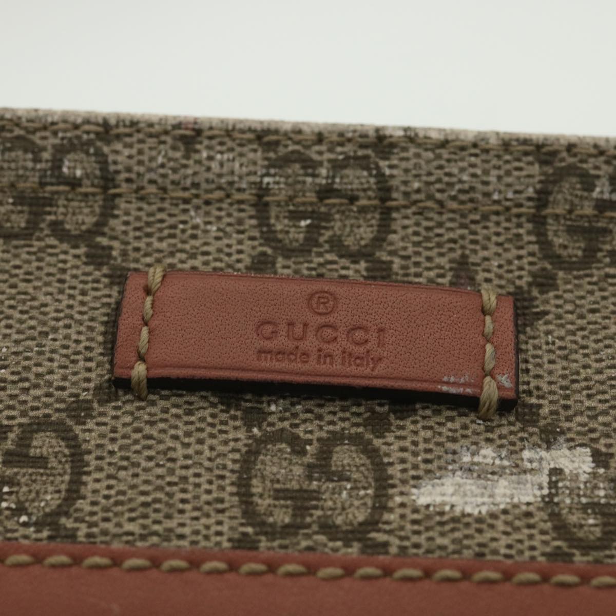 GUCCI GG Canvas Star Shoulder Bag PVC Leather Beige Pink 295257 tb525