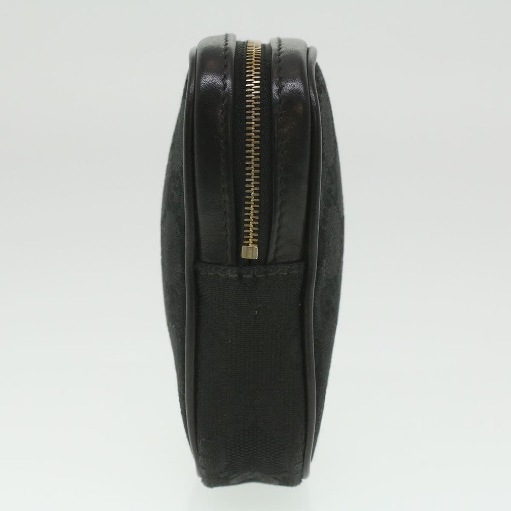 GUCCI GG Canvas Cigarette Case Black 115249 tb530