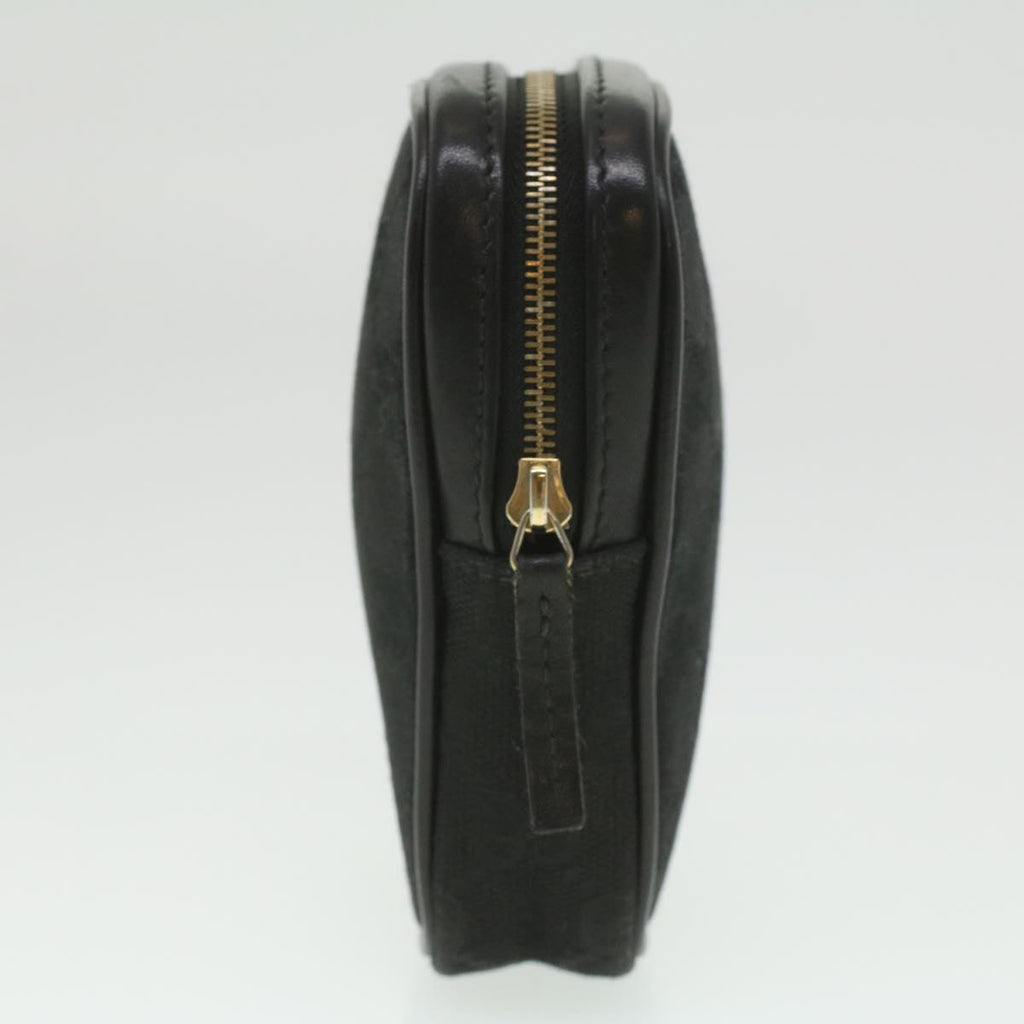 GUCCI GG Canvas Cigarette Case Black 115249 tb530