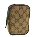 GUCCI GG Canvas Cigarette Case Beige 115249 tb636