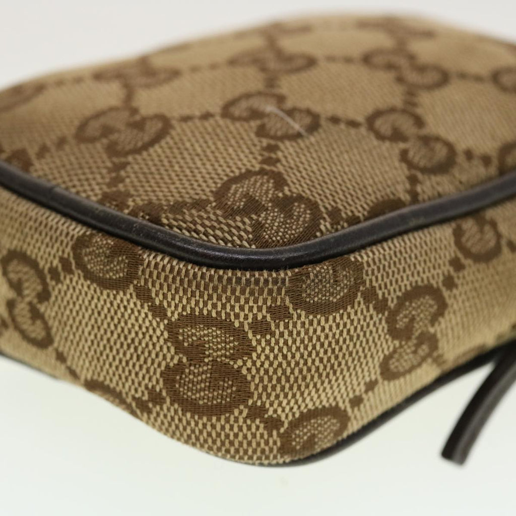 GUCCI GG Canvas Cigarette Case Beige 115249 tb636