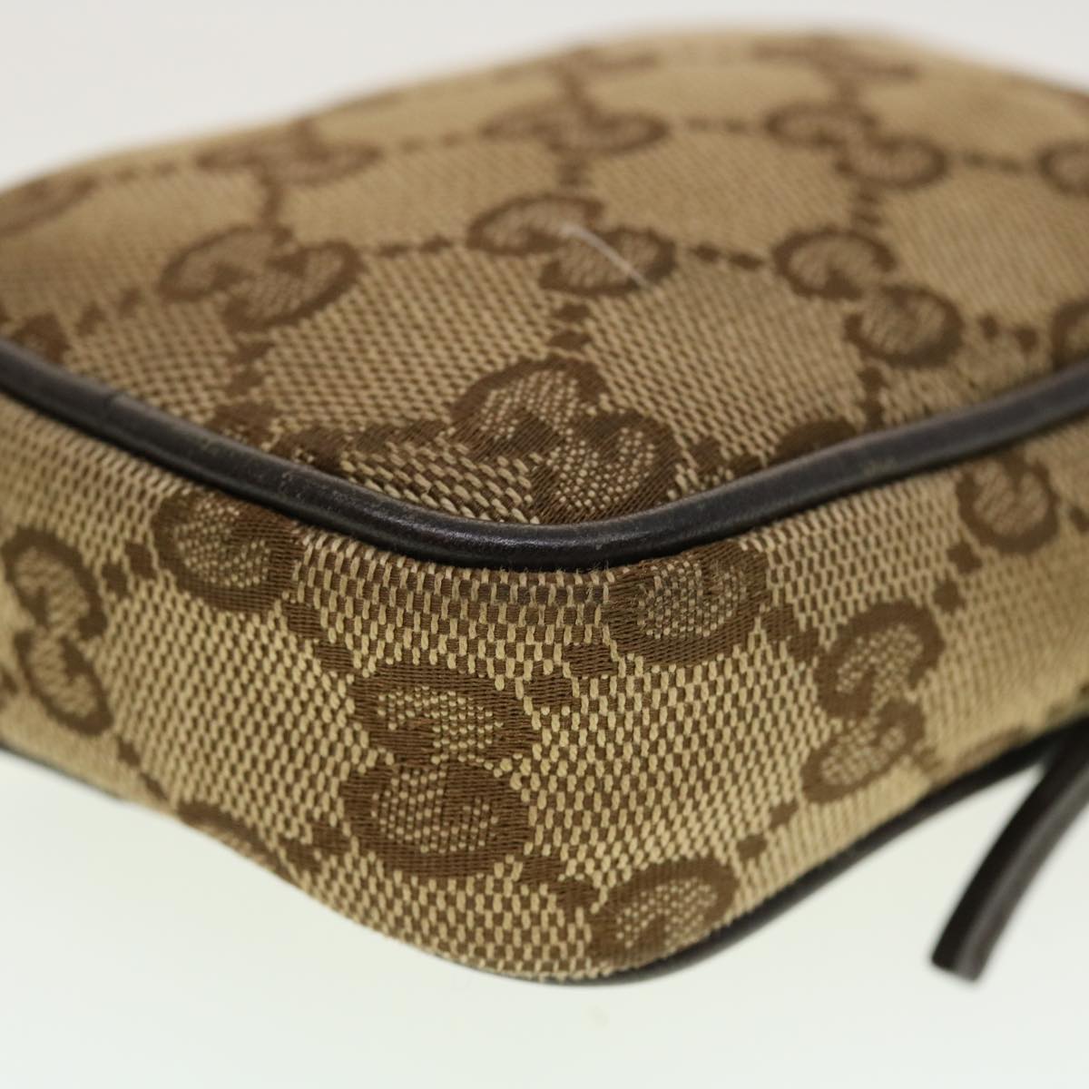 GUCCI GG Canvas Cigarette Case Beige 115249 tb636