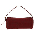 FENDI Zucchino Canvas Pouch Red tb640