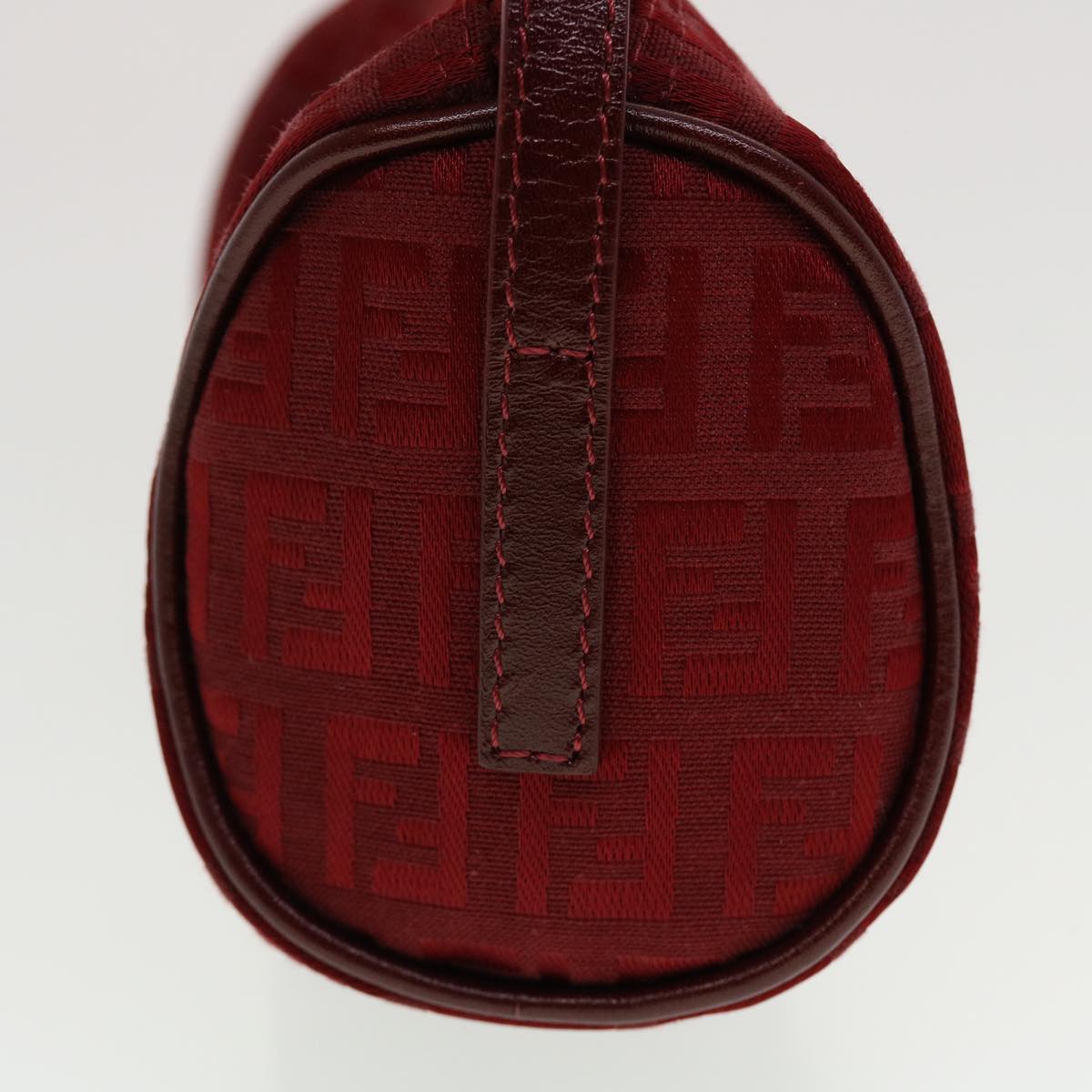 FENDI Zucchino Canvas Pouch Red tb640