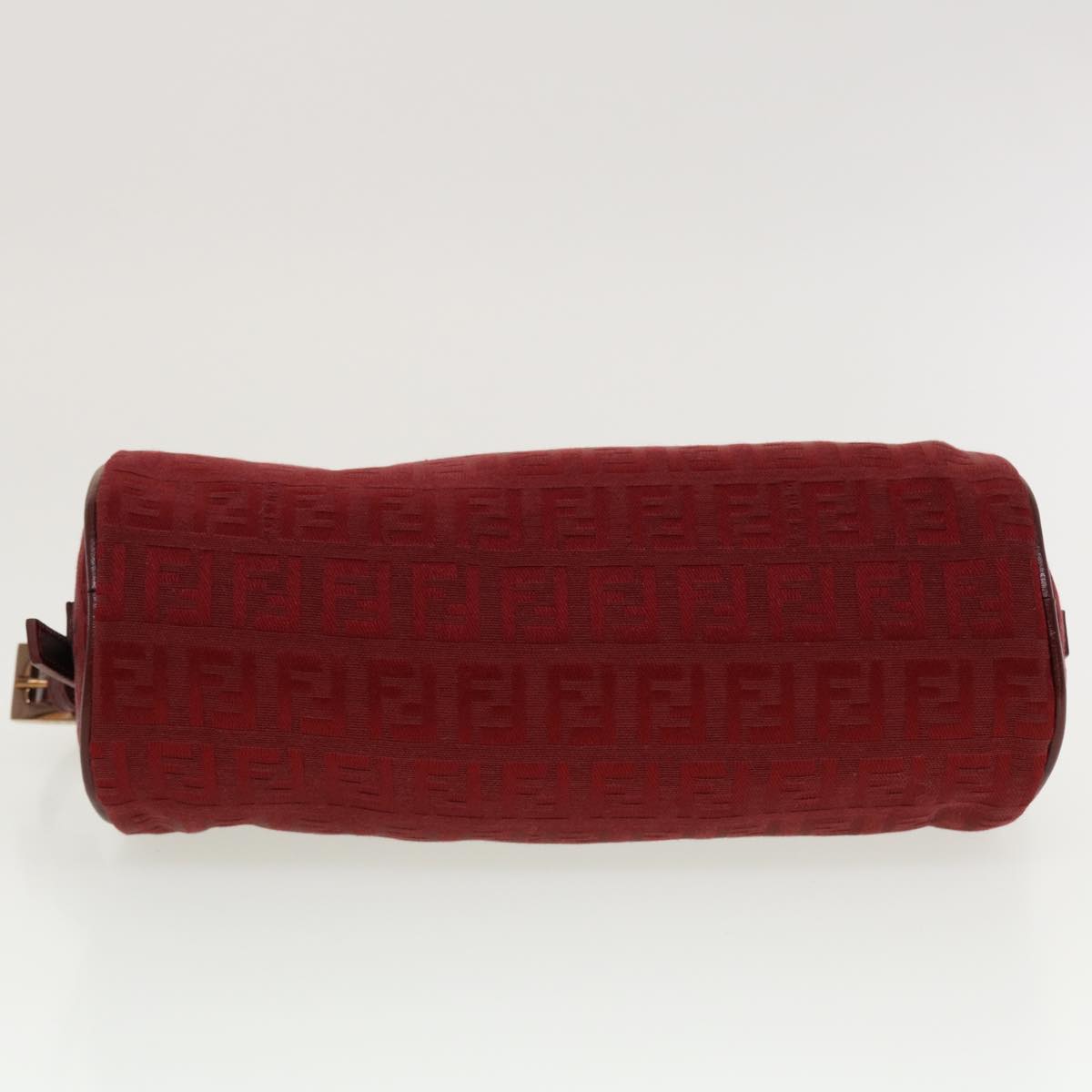 FENDI Zucchino Canvas Pouch Red tb640