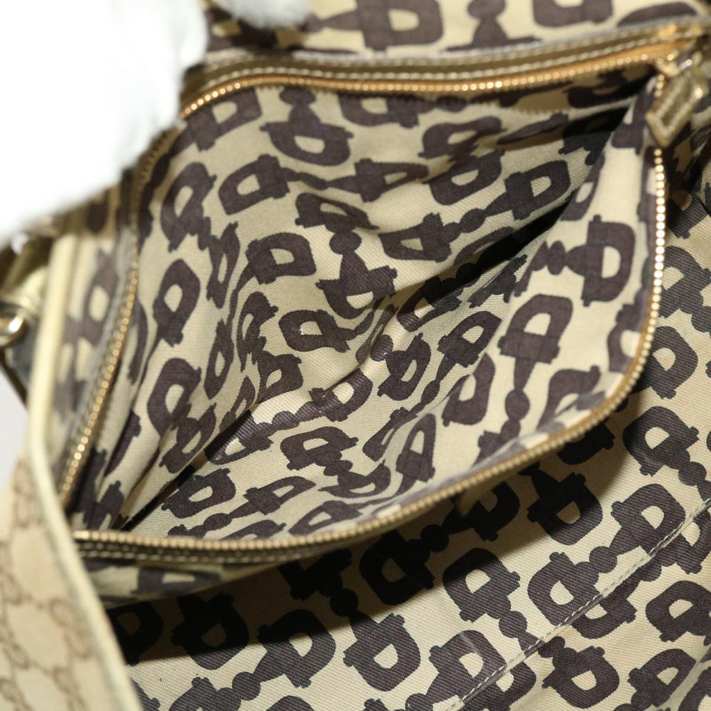 GUCCI GG Canvas Web Sherry Line Hand Bag 2Set Black Red beige tb658