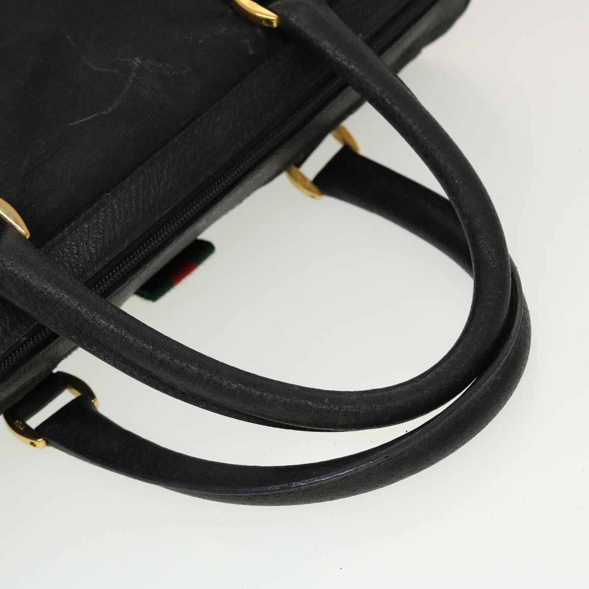 GUCCI GG Canvas Web Sherry Line Hand Bag 2Set Black Red beige tb658