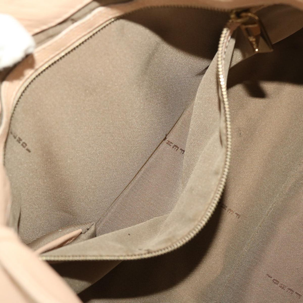 FENDI Buckle Tote Bag Leather Pink tb663