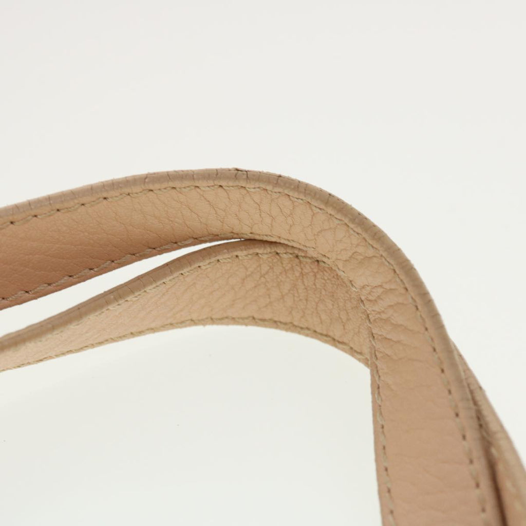 FENDI Buckle Tote Bag Leather Pink tb663