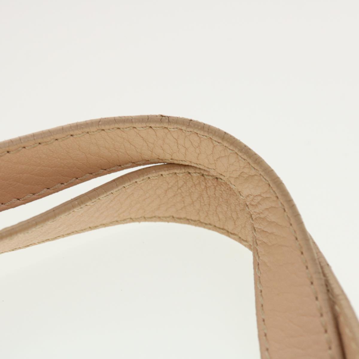 FENDI Buckle Tote Bag Leather Pink tb663