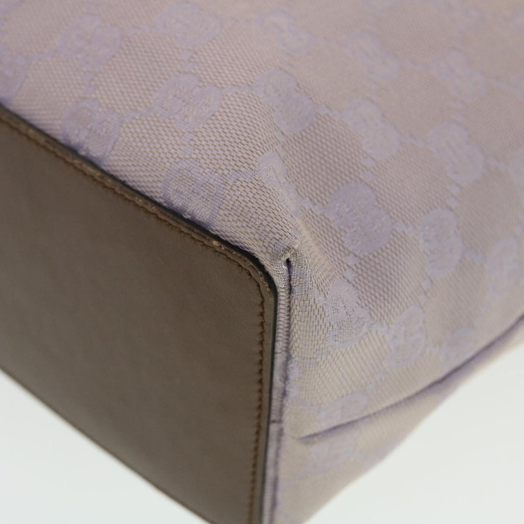 GUCCI GG Canvas Tote Bag Purple Brown 31244 tb674