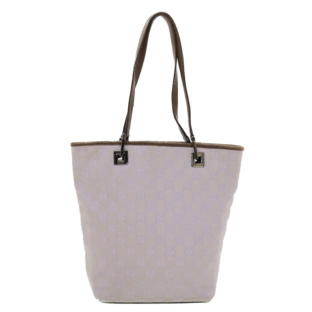 GUCCI GG Canvas Tote Bag Purple Brown 31244 tb674