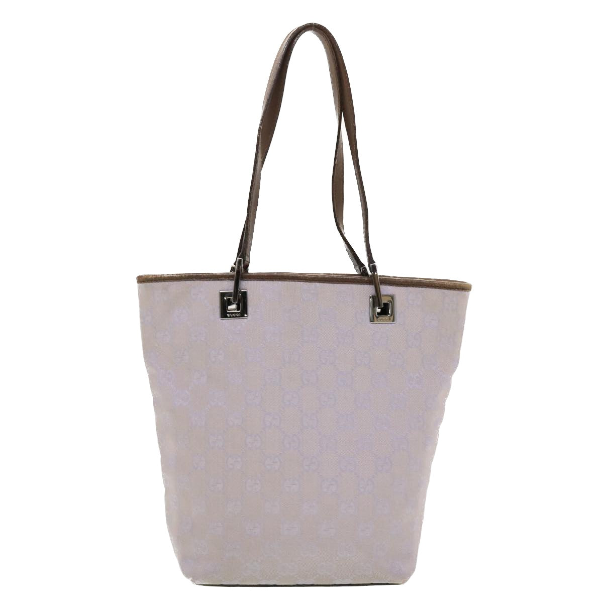 GUCCI GG Canvas Tote Bag Purple Brown 31244 tb674