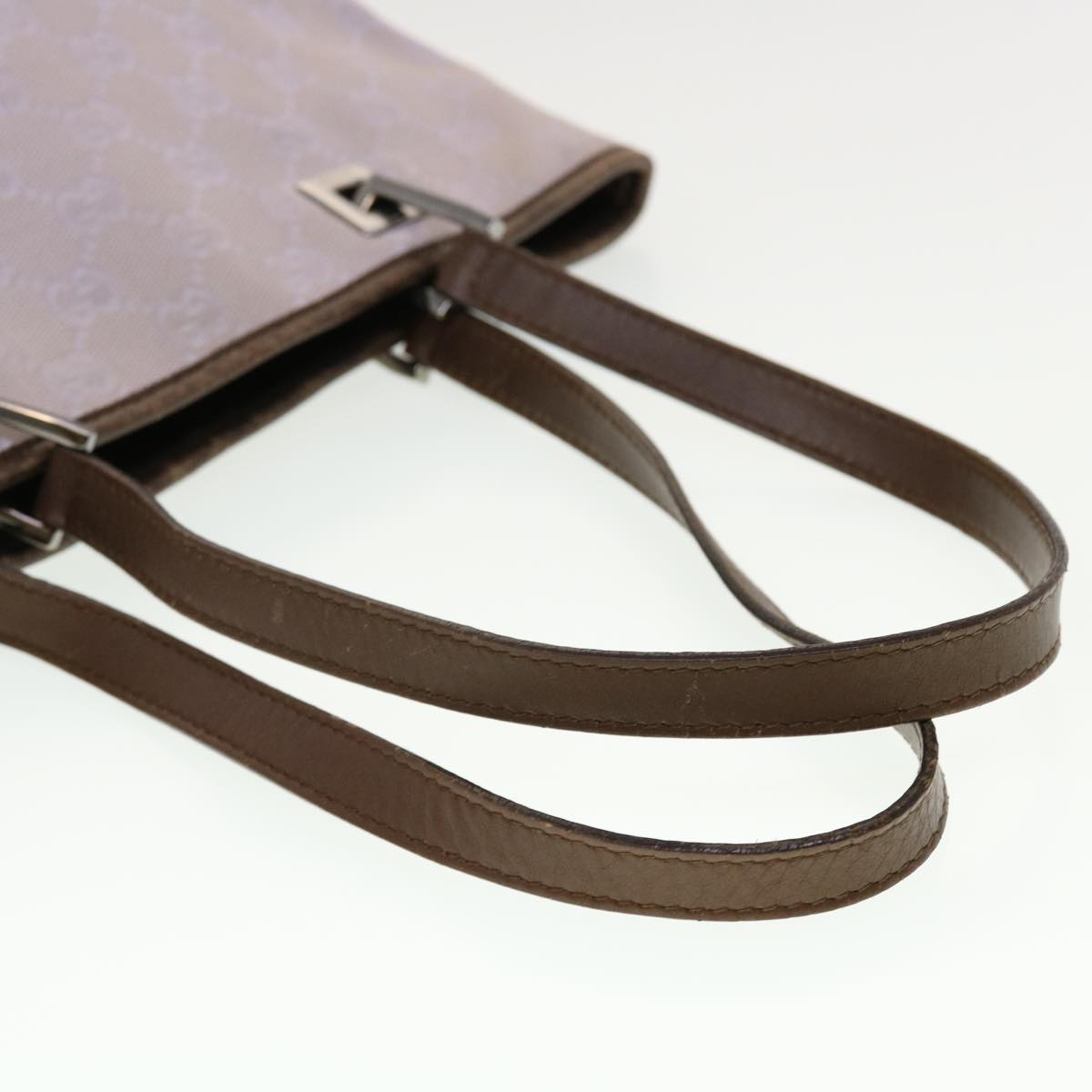 GUCCI GG Canvas Tote Bag Purple Brown 31244 tb674