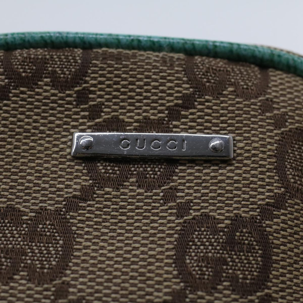 GUCCI GG Canvas Cigarette Case Beige Light Blue 115249 tb678
