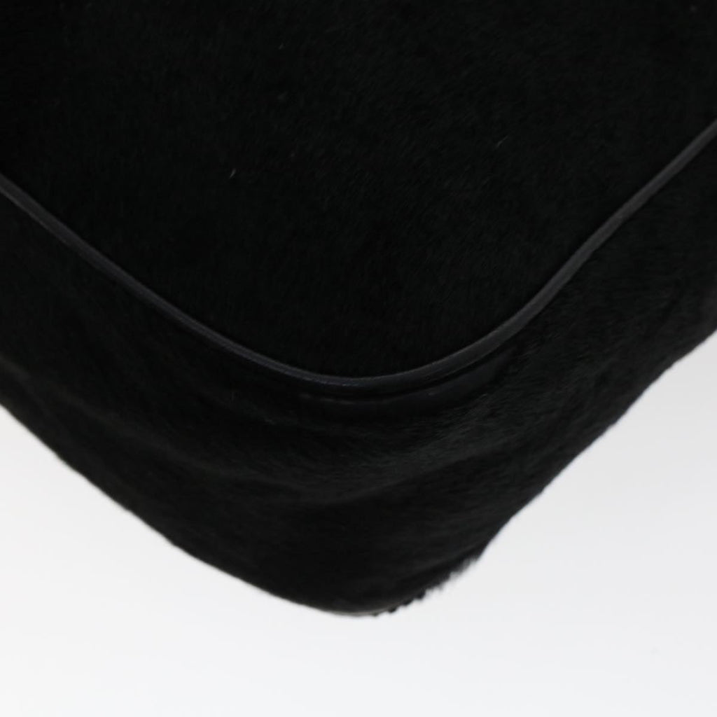 FENDI Shoulder Bag Harako leather Black tb734