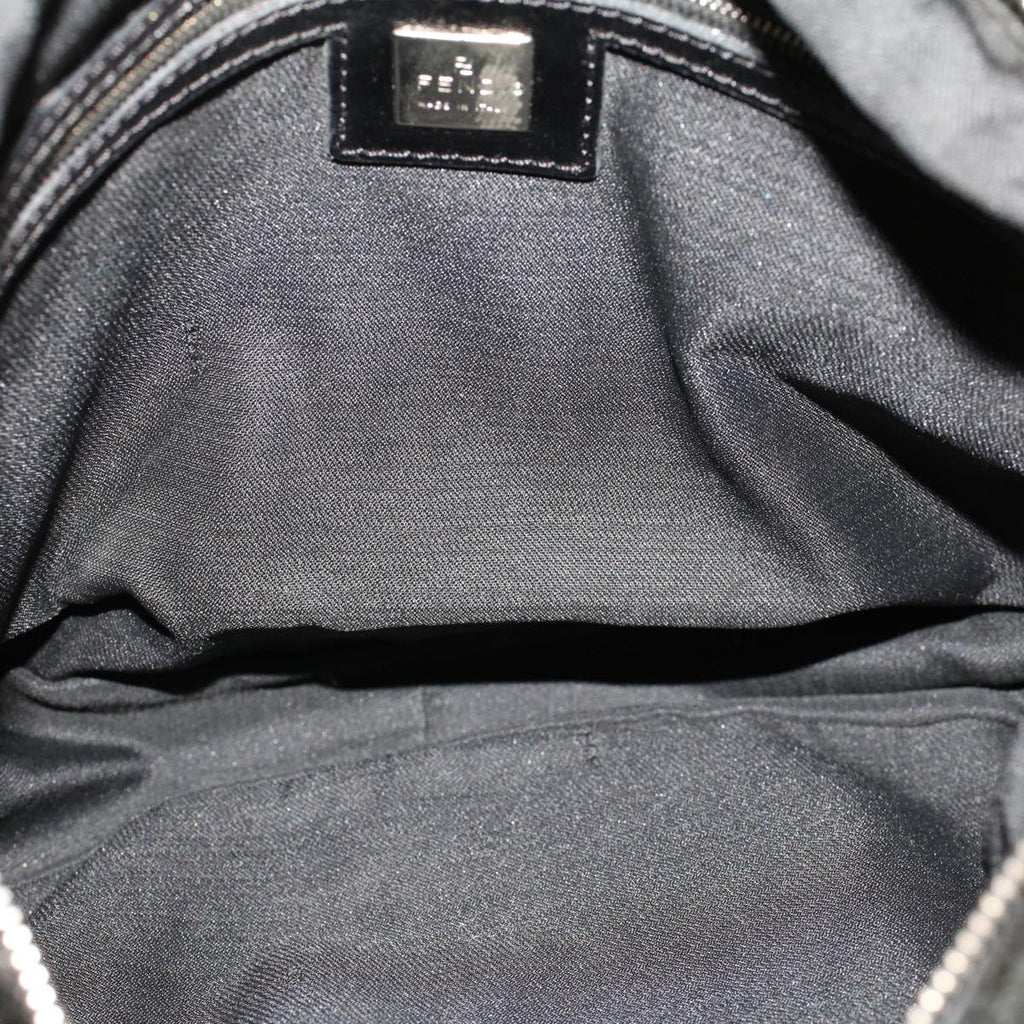FENDI Shoulder Bag Harako leather Black tb734
