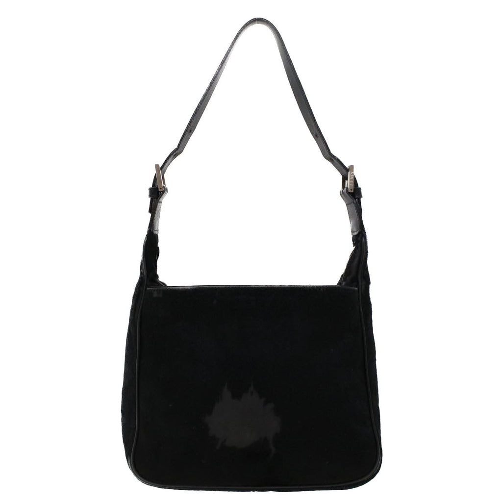 FENDI Shoulder Bag Harako leather Black tb734