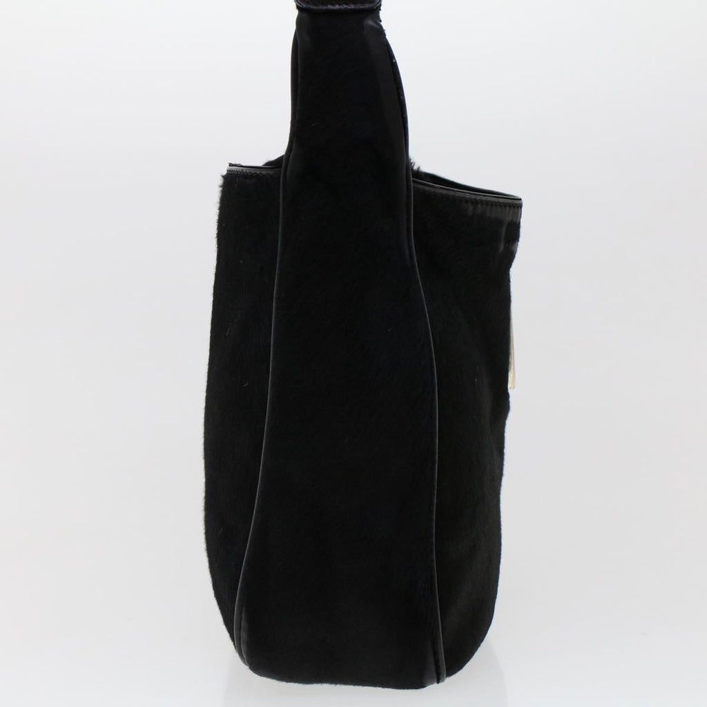 FENDI Shoulder Bag Harako leather Black tb734