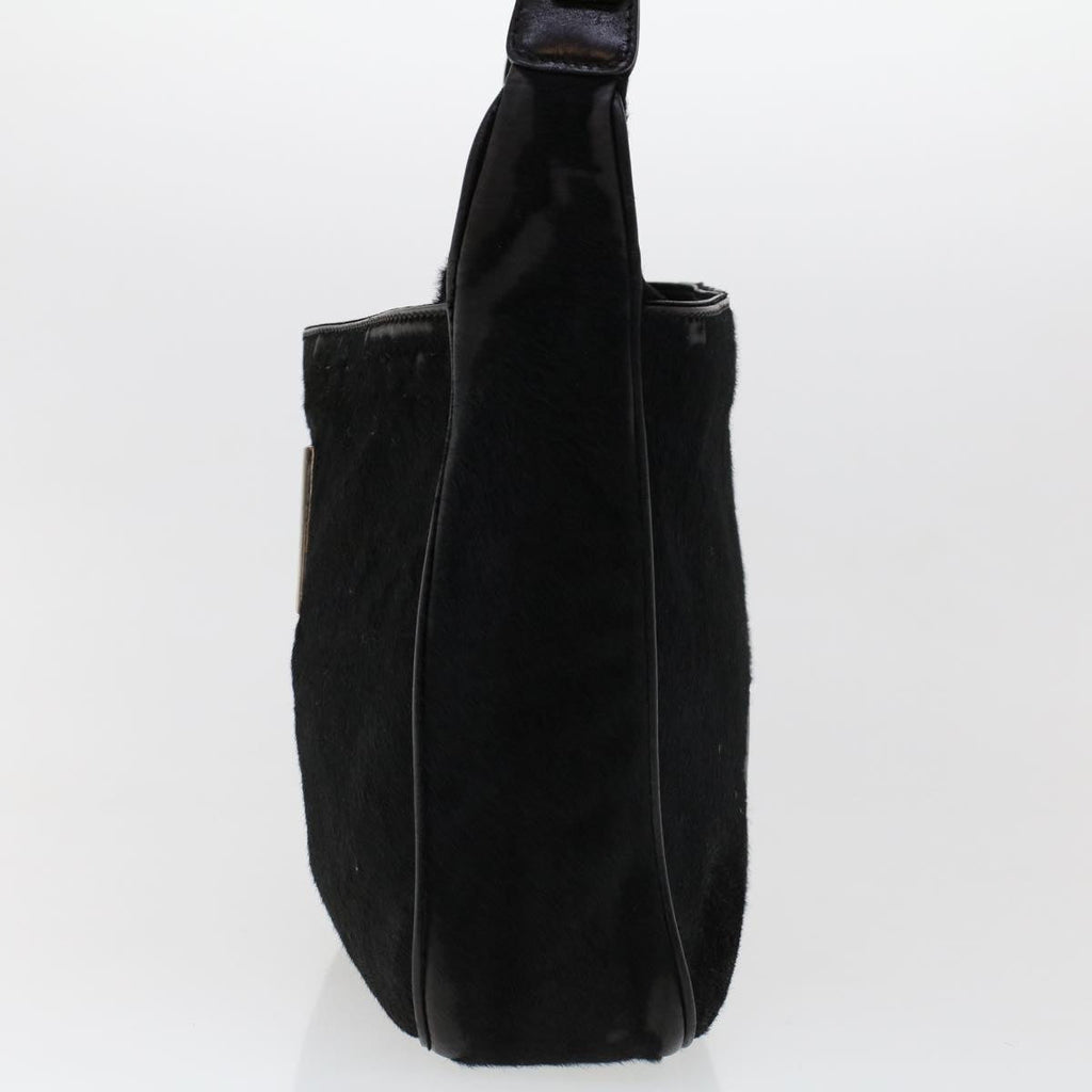 FENDI Shoulder Bag Harako leather Black tb734