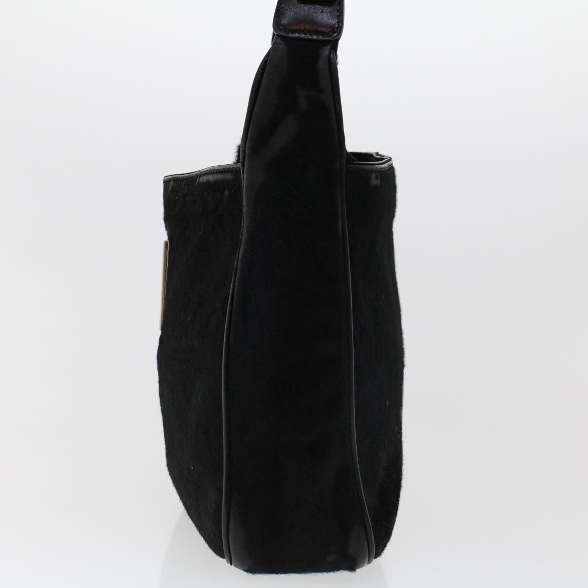 FENDI Shoulder Bag Harako leather Black tb734