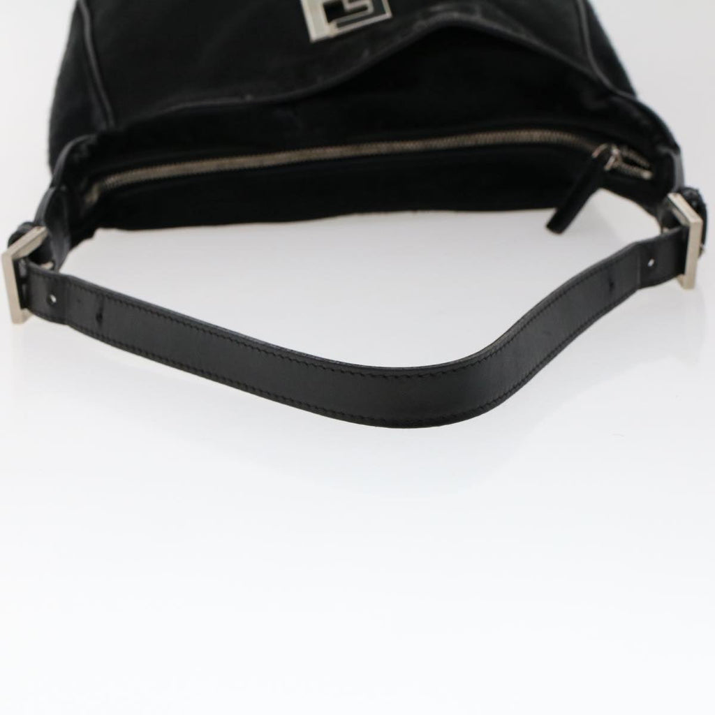 FENDI Shoulder Bag Harako leather Black tb734