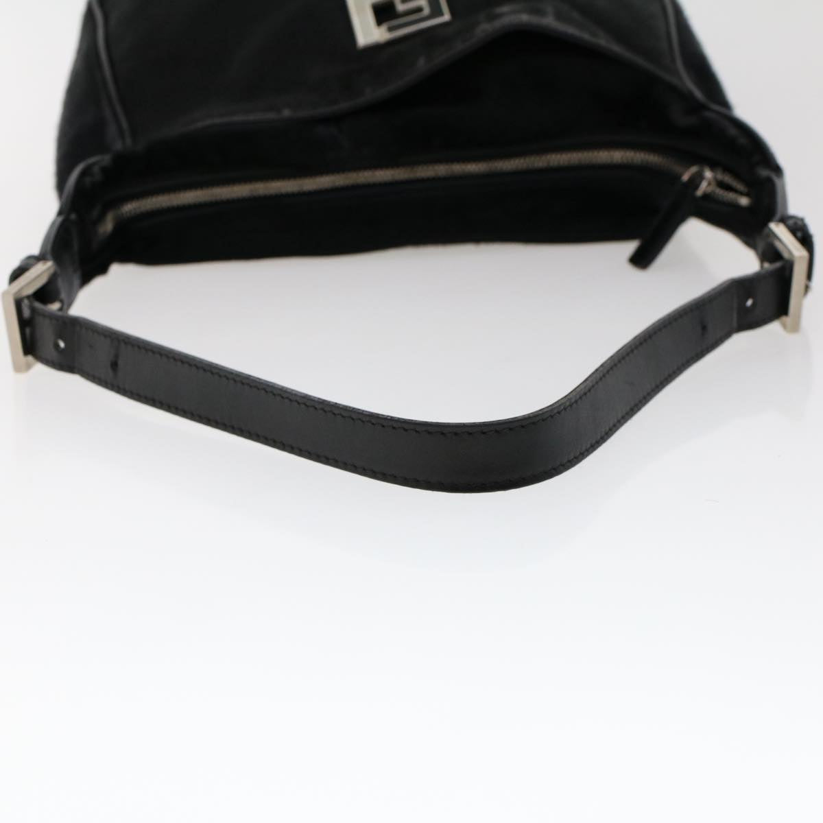 FENDI Shoulder Bag Harako leather Black tb734