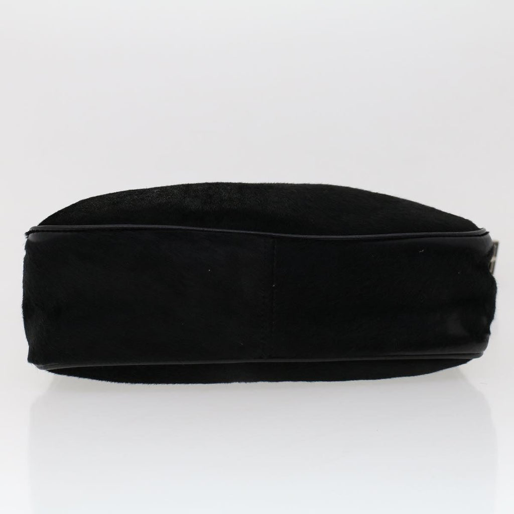 FENDI Shoulder Bag Harako leather Black tb734