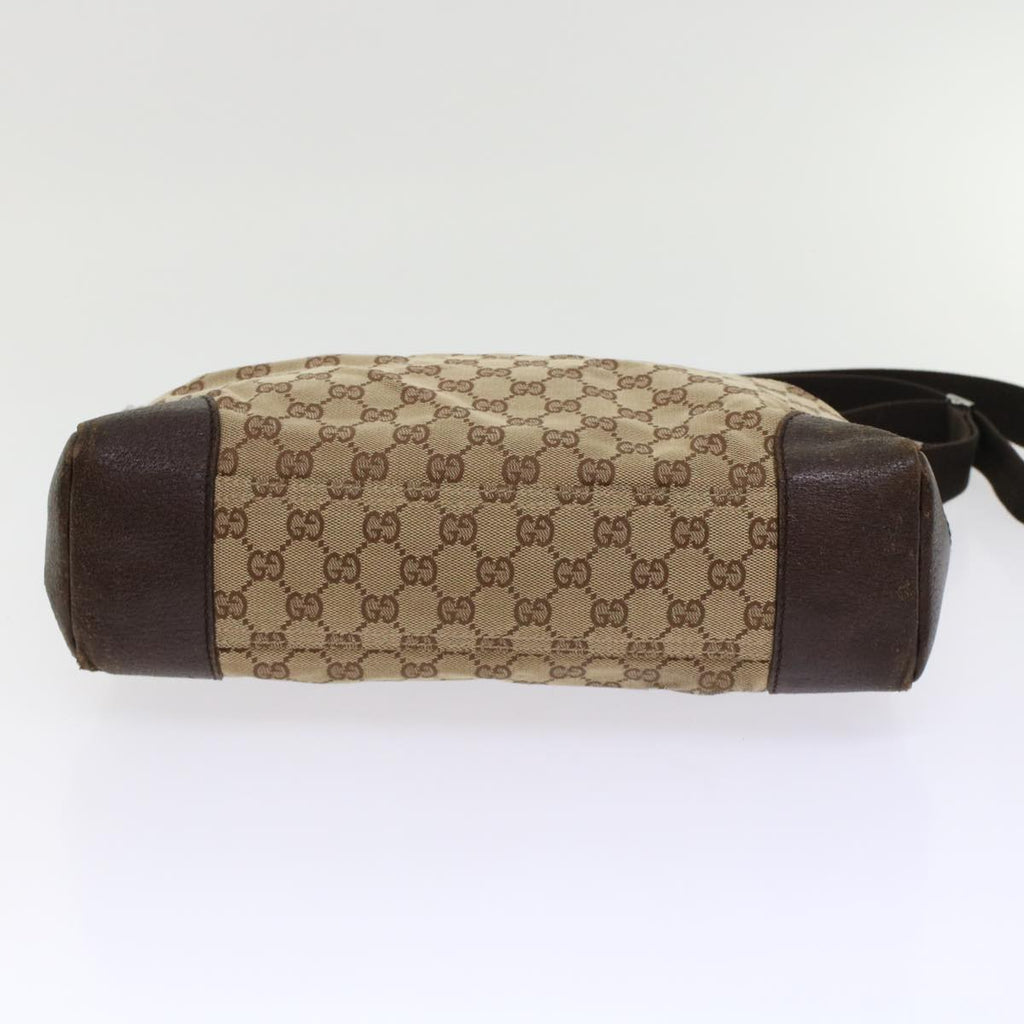 GUCCI GG Canvas Pouch Shoulder Bag 2Set Beige tb790