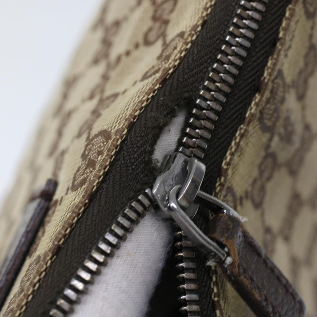 GUCCI GG Canvas Pouch Shoulder Bag 2Set Beige tb790