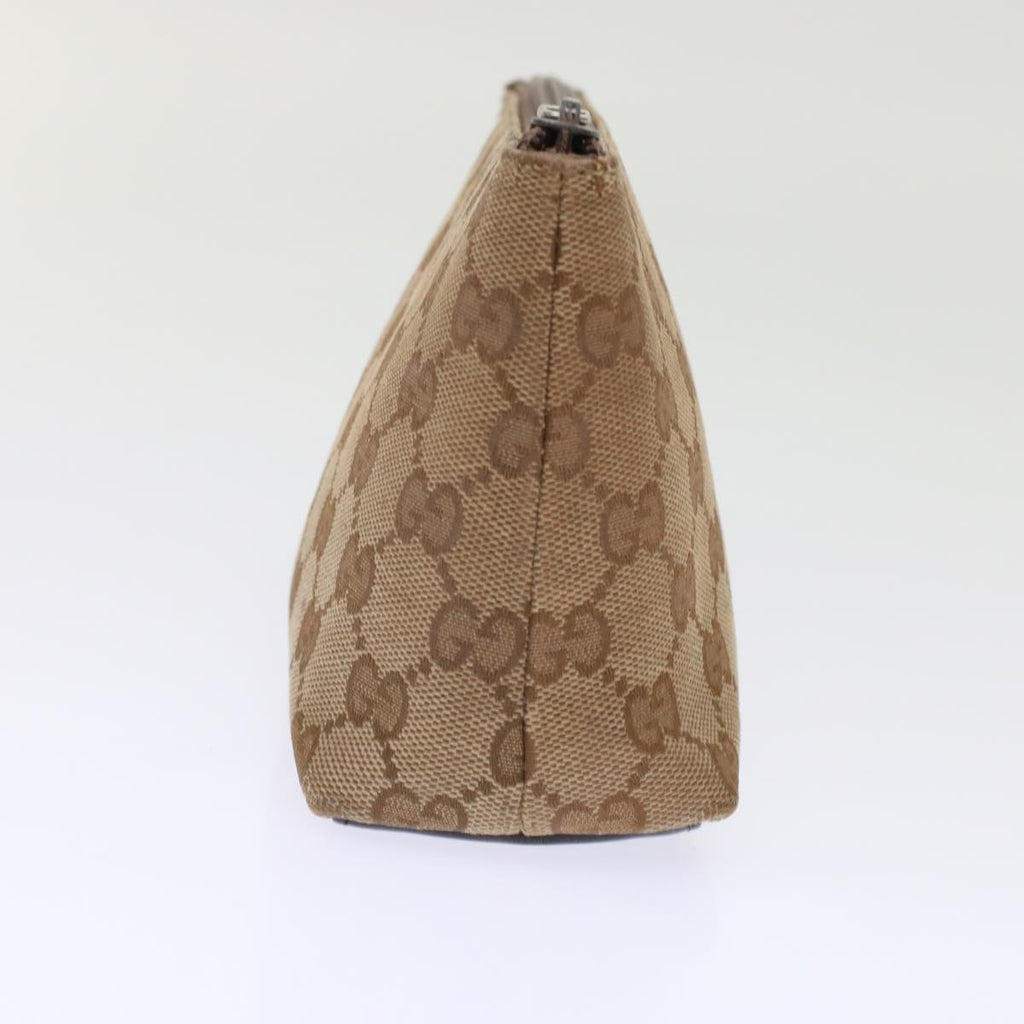GUCCI GG Canvas Pouch Shoulder Bag 2Set Beige tb790