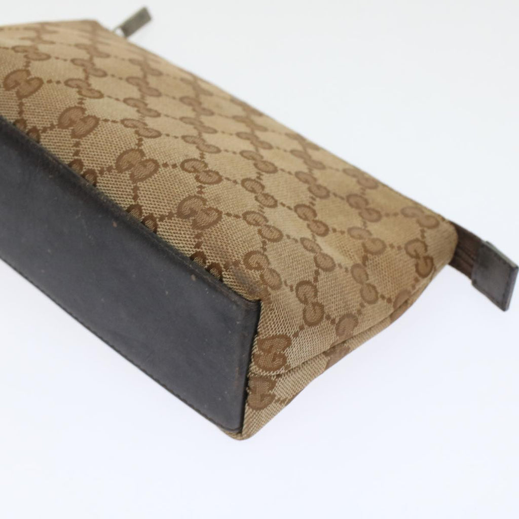 GUCCI GG Canvas Pouch Shoulder Bag 2Set Beige tb790