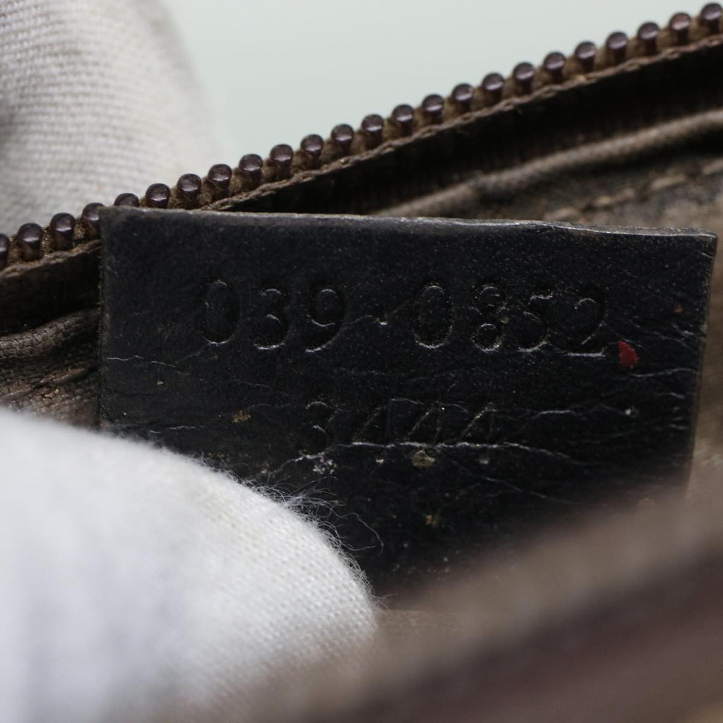GUCCI GG Canvas Pouch Shoulder Bag 2Set Beige tb790