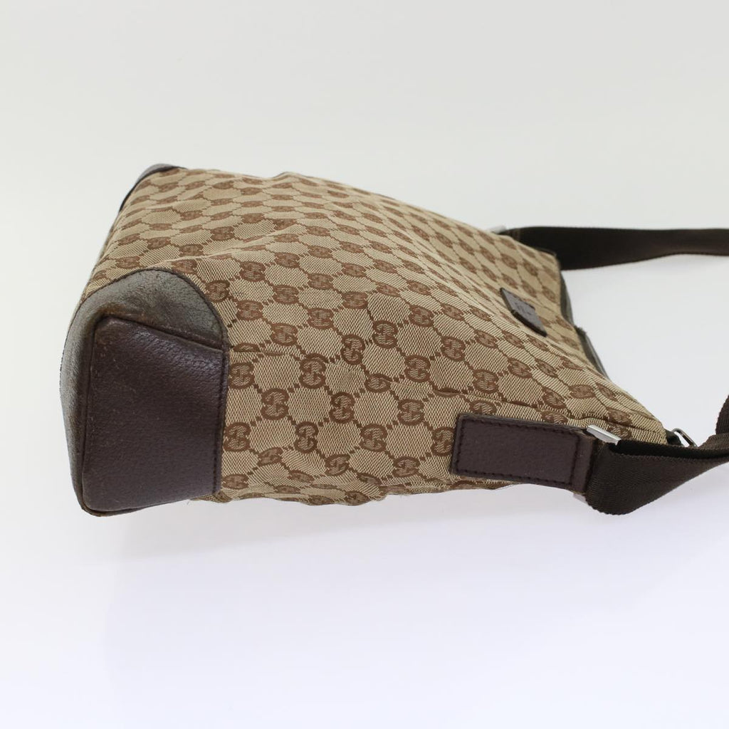 GUCCI GG Canvas Pouch Shoulder Bag 2Set Beige tb790