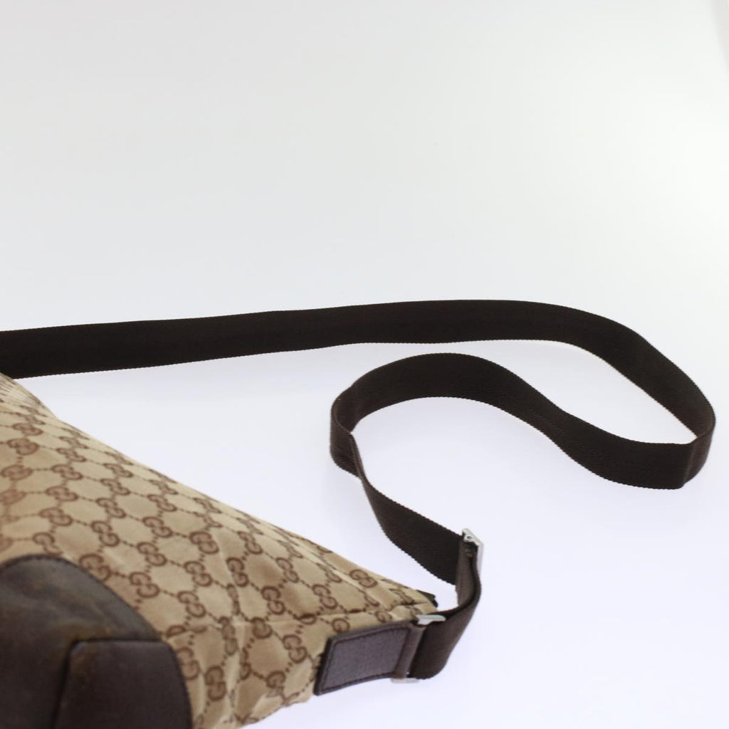 GUCCI GG Canvas Pouch Shoulder Bag 2Set Beige tb790