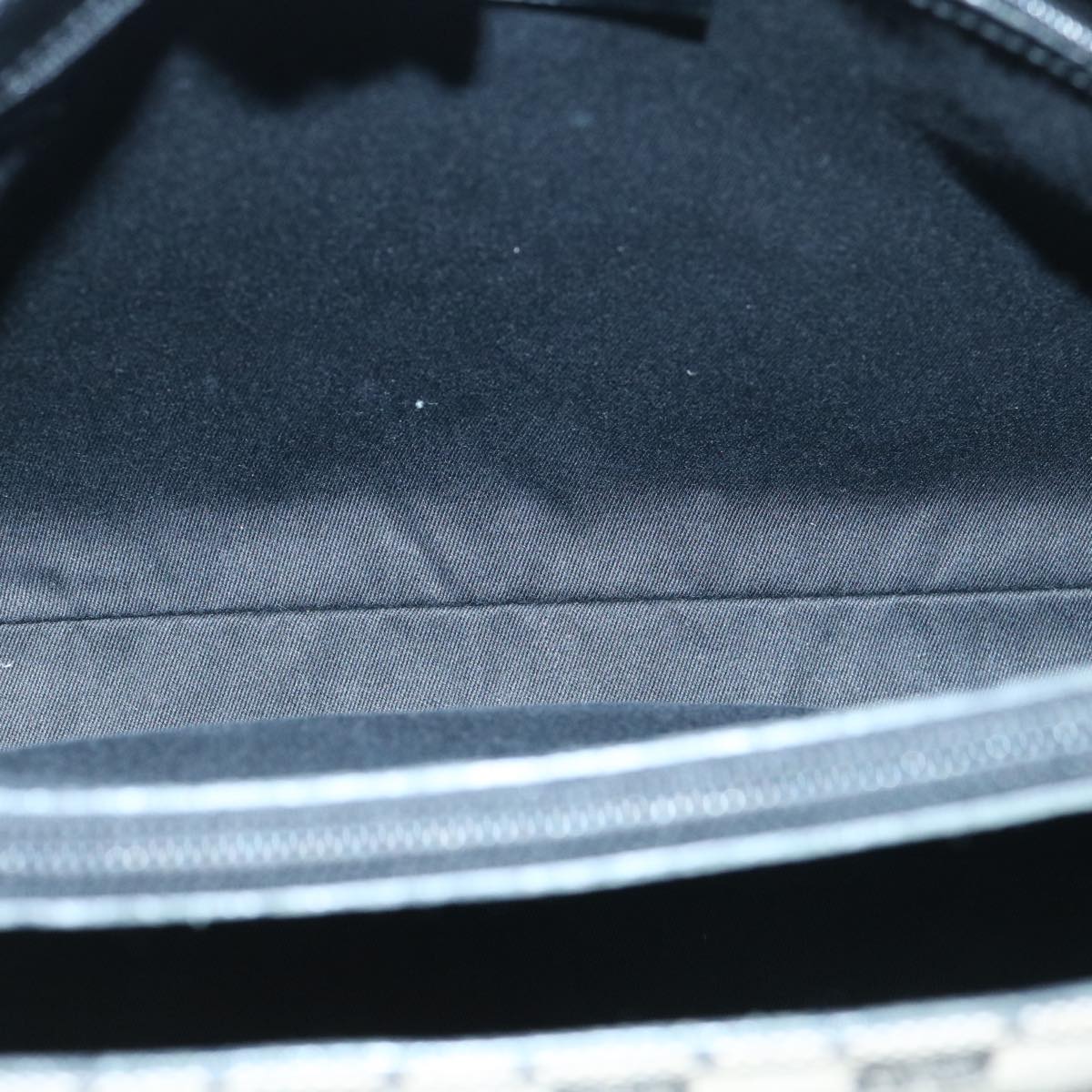 GUCCI GG Canvas Bamboo Tote Bag Navy 112526 tb929
