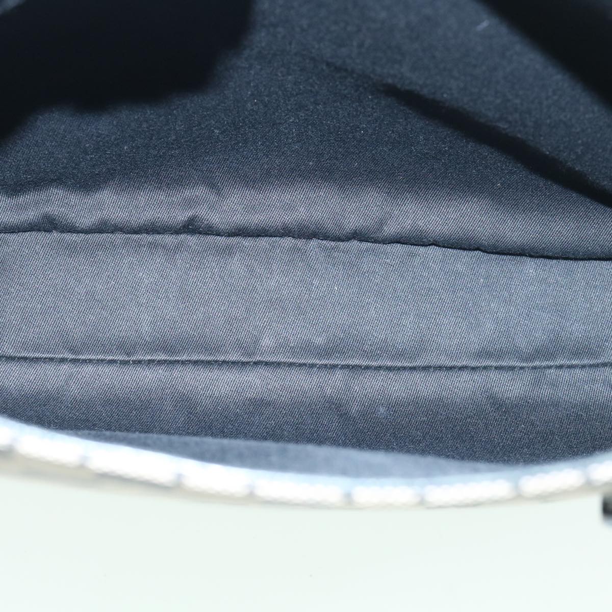 GUCCI GG Canvas Bamboo Tote Bag Navy 112526 tb929