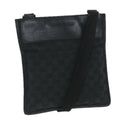 GUCCI GG Canvas Shoulder Bag Black 27639 tb930