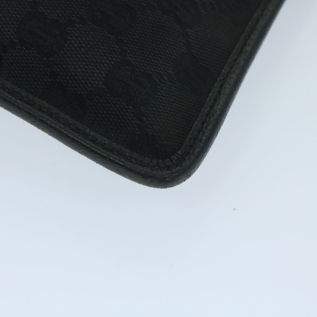 GUCCI GG Canvas Shoulder Bag Black 27639 tb930