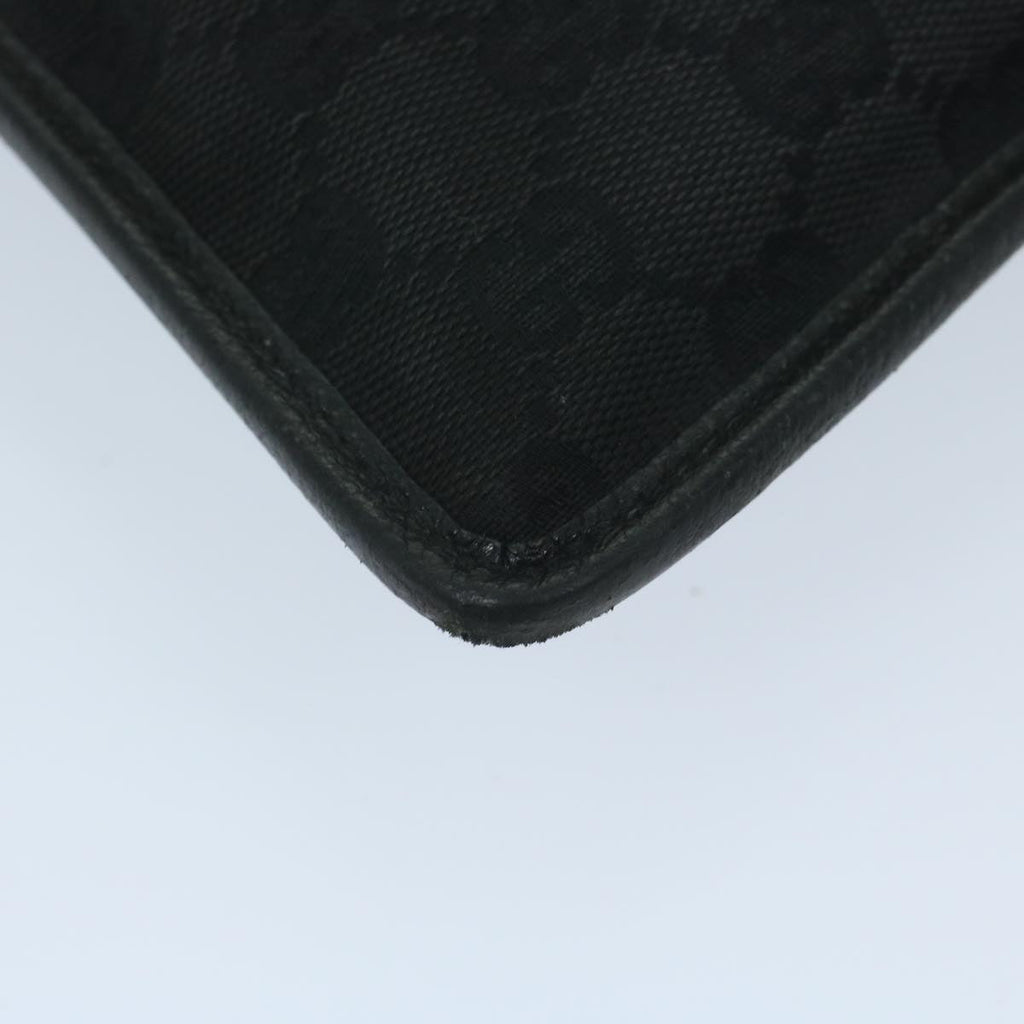 GUCCI GG Canvas Shoulder Bag Black 27639 tb930