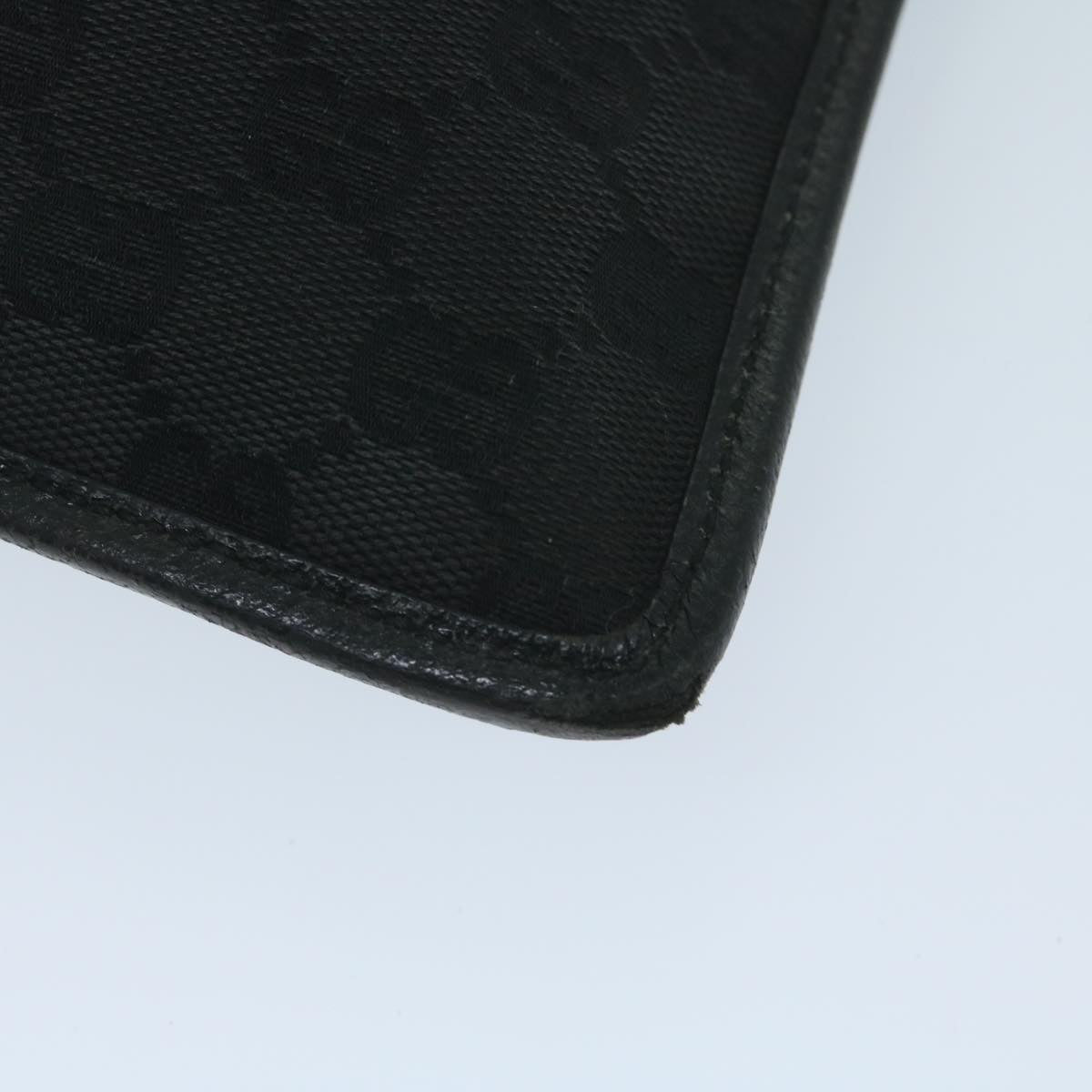 GUCCI GG Canvas Shoulder Bag Black 27639 tb930