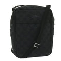 GUCCI GG Canvas Shoulder Bag Black 122759 tb931