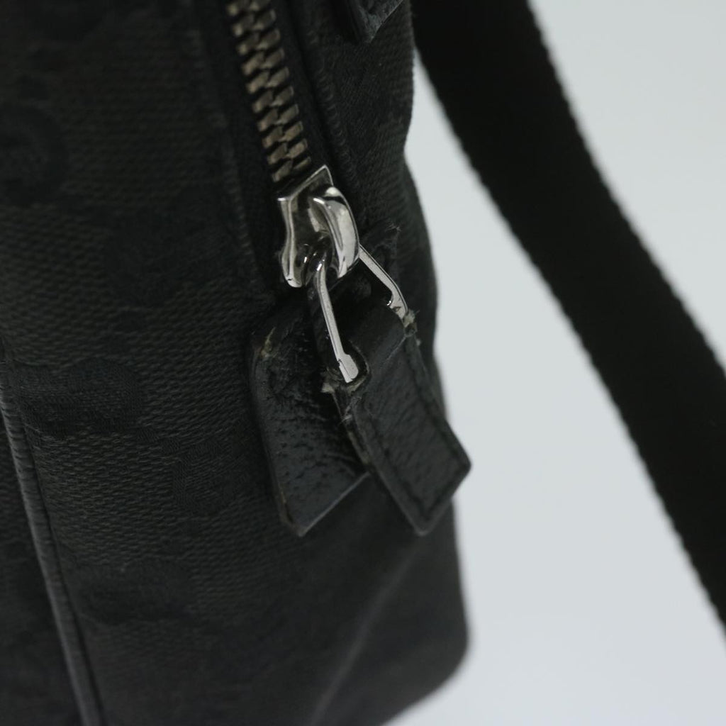 GUCCI GG Canvas Shoulder Bag Black 122759 tb931